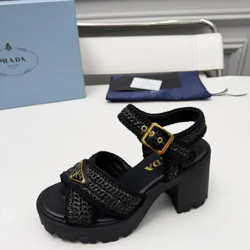 Replica Prada Sandal For Women #1453425 $115.00 USD for Wholesale