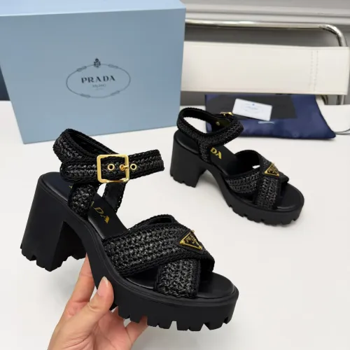 Replica Prada Sandal For Women #1453425 $115.00 USD for Wholesale