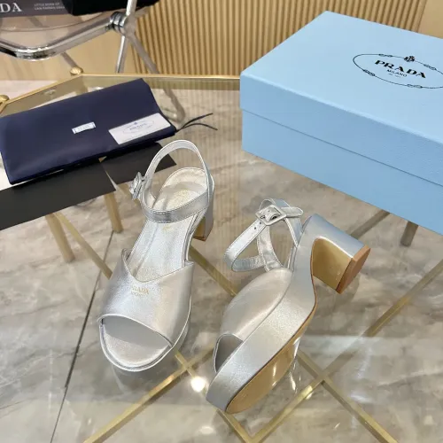 Replica Prada Sandal For Women #1453426 $100.00 USD for Wholesale