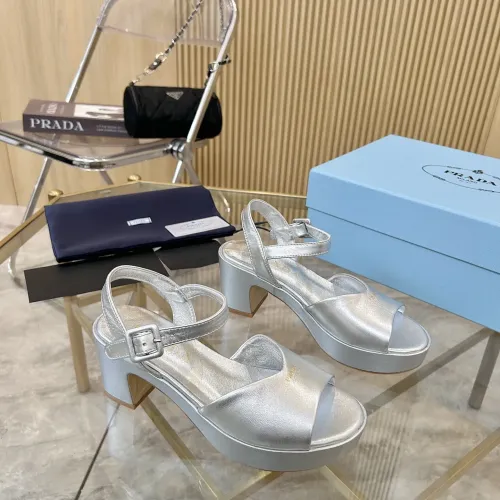 Replica Prada Sandal For Women #1453426 $100.00 USD for Wholesale