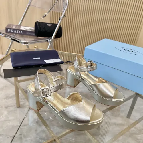 Replica Prada Sandal For Women #1453427 $100.00 USD for Wholesale