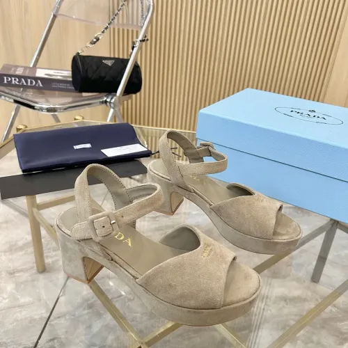 Replica Prada Sandal For Women #1453429 $100.00 USD for Wholesale