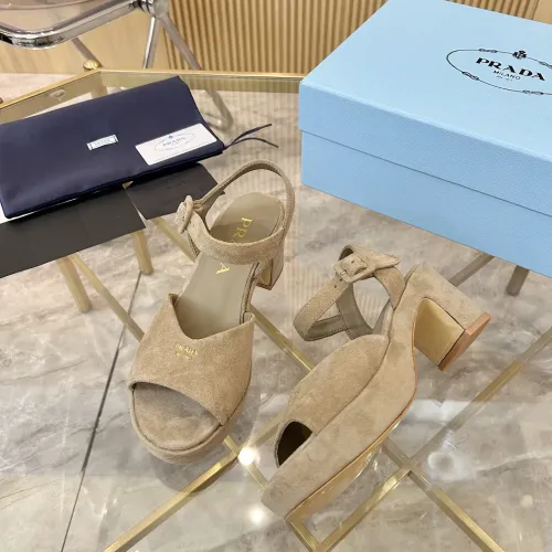 Replica Prada Sandal For Women #1453429 $100.00 USD for Wholesale