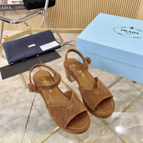 Replica Prada Sandal For Women #1453430 $100.00 USD for Wholesale