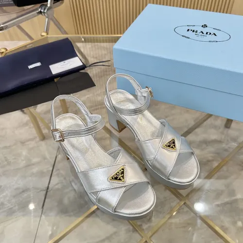 Replica Prada Sandal For Women #1453432 $100.00 USD for Wholesale