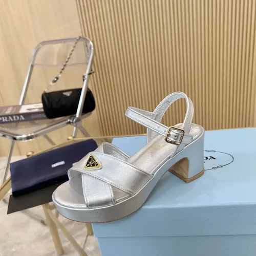 Replica Prada Sandal For Women #1453432 $100.00 USD for Wholesale