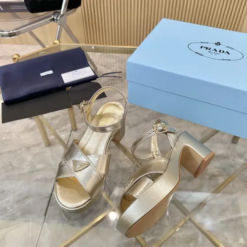 Replica Prada Sandal For Women #1453433 $100.00 USD for Wholesale