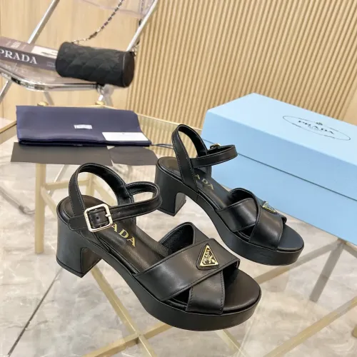 Replica Prada Sandal For Women #1453434 $100.00 USD for Wholesale
