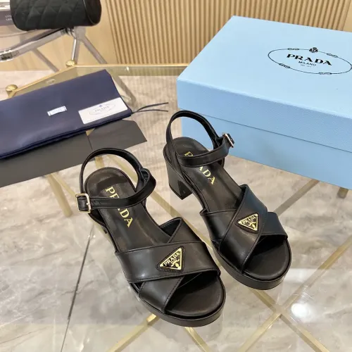 Replica Prada Sandal For Women #1453434 $100.00 USD for Wholesale