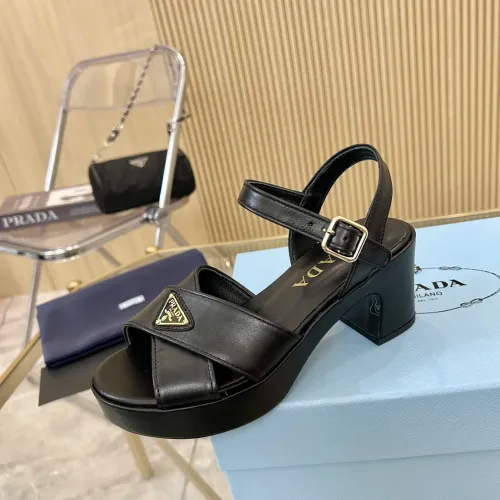 Replica Prada Sandal For Women #1453434 $100.00 USD for Wholesale