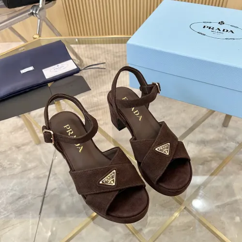 Replica Prada Sandal For Women #1453435 $100.00 USD for Wholesale