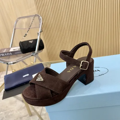 Replica Prada Sandal For Women #1453435 $100.00 USD for Wholesale