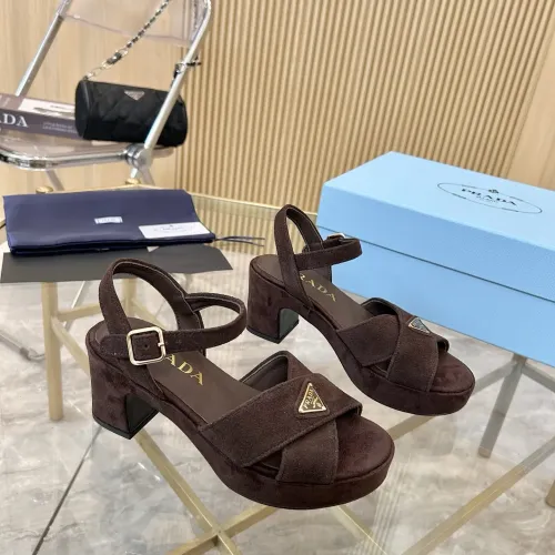 Replica Prada Sandal For Women #1453435 $100.00 USD for Wholesale