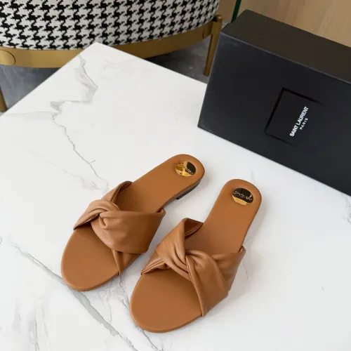 Replica Yves Saint Laurent YSL Slippers For Women #1453438 $88.00 USD for Wholesale