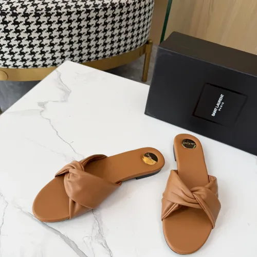Replica Yves Saint Laurent YSL Slippers For Women #1453438 $88.00 USD for Wholesale