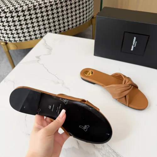 Replica Yves Saint Laurent YSL Slippers For Women #1453438 $88.00 USD for Wholesale