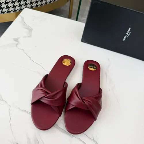 Replica Yves Saint Laurent YSL Slippers For Women #1453439 $88.00 USD for Wholesale