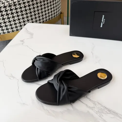 Wholesale Yves Saint Laurent YSL Slippers For Women #1453440 $88.00 USD, Wholesale Quality Replica Yves Saint Laurent YSL Slippers