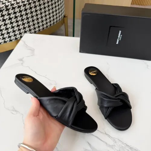 Replica Yves Saint Laurent YSL Slippers For Women #1453440 $88.00 USD for Wholesale
