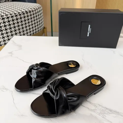 Wholesale Yves Saint Laurent YSL Slippers For Women #1453441 $88.00 USD, Wholesale Quality Replica Yves Saint Laurent YSL Slippers