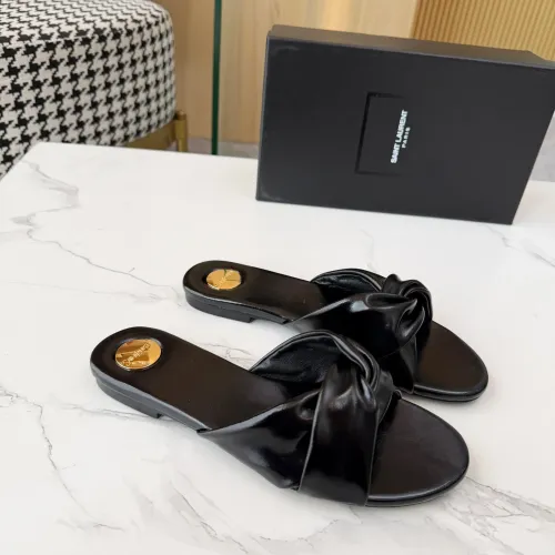 Replica Yves Saint Laurent YSL Slippers For Women #1453441 $88.00 USD for Wholesale