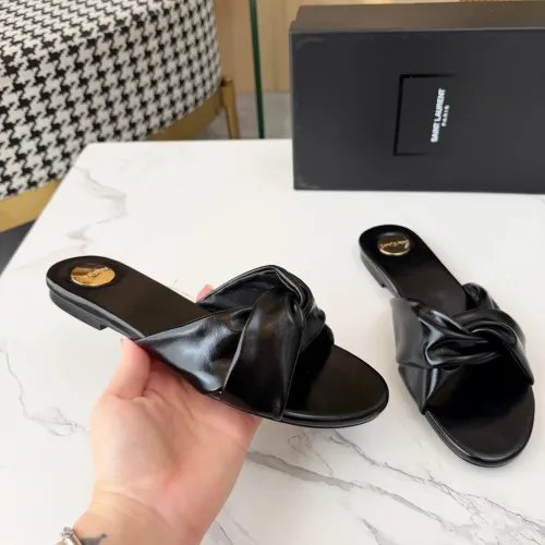 Replica Yves Saint Laurent YSL Slippers For Women #1453441 $88.00 USD for Wholesale