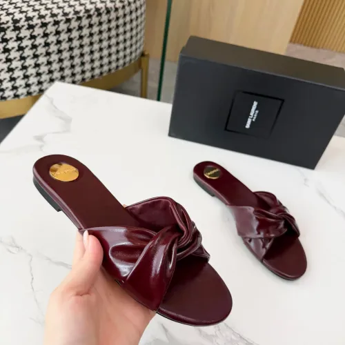Replica Yves Saint Laurent YSL Slippers For Women #1453442 $88.00 USD for Wholesale