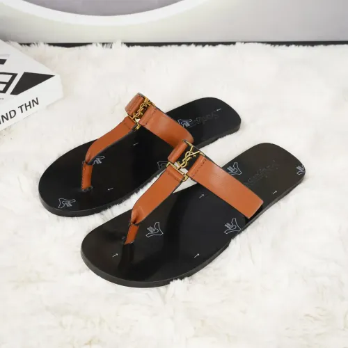 Wholesale Yves Saint Laurent YSL Slippers For Women #1453443 $96.00 USD, Wholesale Quality Replica Yves Saint Laurent YSL Slippers