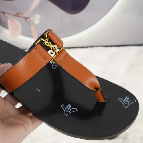 Replica Yves Saint Laurent YSL Slippers For Women #1453443 $96.00 USD for Wholesale