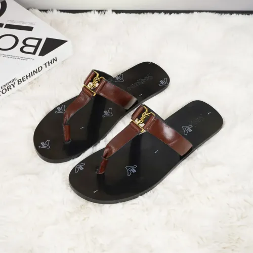 Wholesale Yves Saint Laurent YSL Slippers For Women #1453444 $96.00 USD, Wholesale Quality Replica Yves Saint Laurent YSL Slippers