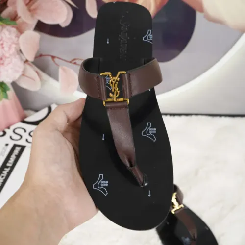 Replica Yves Saint Laurent YSL Slippers For Women #1453445 $96.00 USD for Wholesale