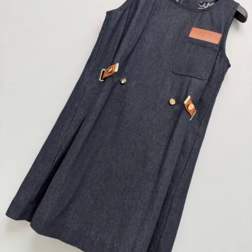 Replica Fendi Dresses Sleeveless For Women #1453462 $122.00 USD for Wholesale