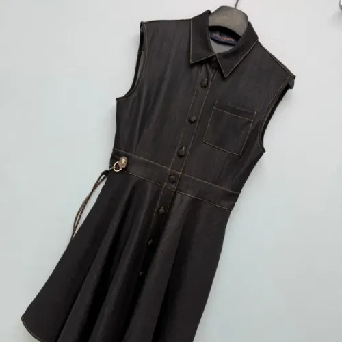Replica Louis Vuitton LV Dresses Sleeveless For Women #1453464 $128.00 USD for Wholesale