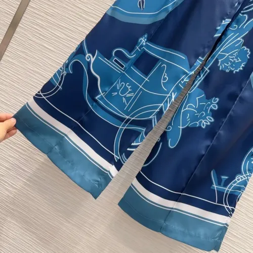Replica Hermes Pajamas Long Sleeved For Women #1453467 $88.00 USD for Wholesale
