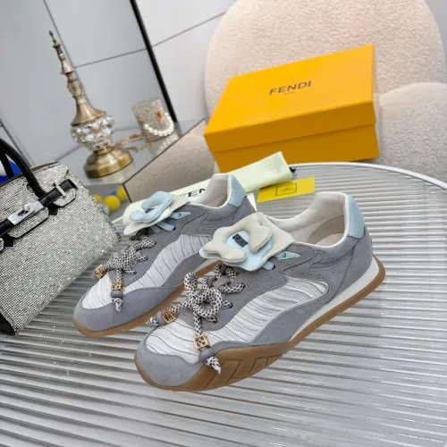 Wholesale Fendi Casual Shoes For Women #1453477 $115.00 USD, Wholesale Quality Replica Fendi Casual Shoes