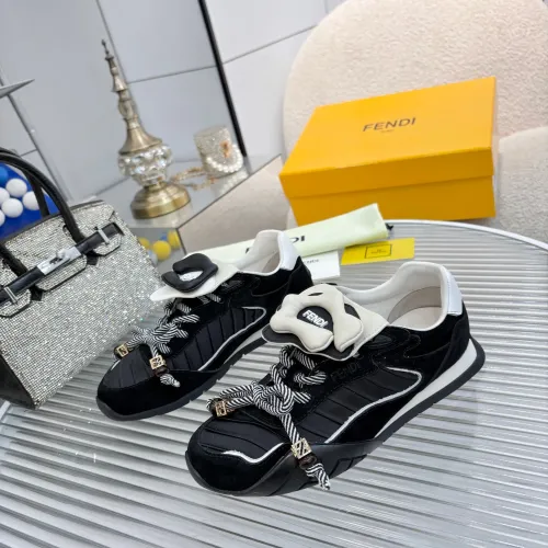 Wholesale Fendi Casual Shoes For Women #1453479 $115.00 USD, Wholesale Quality Replica Fendi Casual Shoes