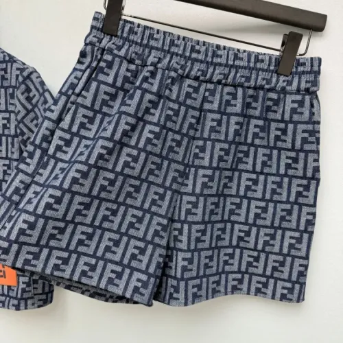 Replica Fendi Tracksuits Short Sleeved For Women #1453482 $135.00 USD for Wholesale