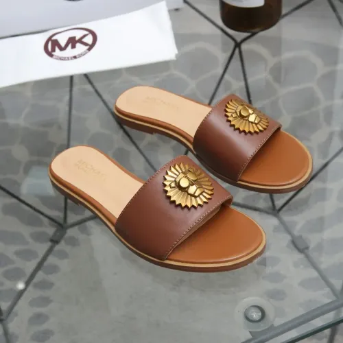 Replica Michael Kors Slippers For Women #1453521 $85.00 USD for Wholesale