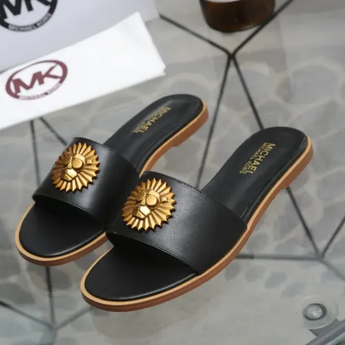 Wholesale Michael Kors Slippers For Women #1453522 $85.00 USD, Wholesale Quality Replica Michael Kors Slippers