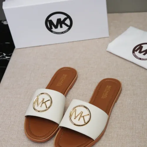 Wholesale Michael Kors Slippers For Women #1453524 $85.00 USD, Wholesale Quality Replica Michael Kors Slippers