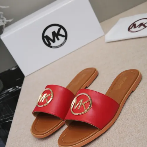 Wholesale Michael Kors Slippers For Women #1453525 $85.00 USD, Wholesale Quality Replica Michael Kors Slippers
