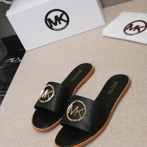 Wholesale Michael Kors Slippers For Women #1453526 $85.00 USD, Wholesale Quality Replica Michael Kors Slippers