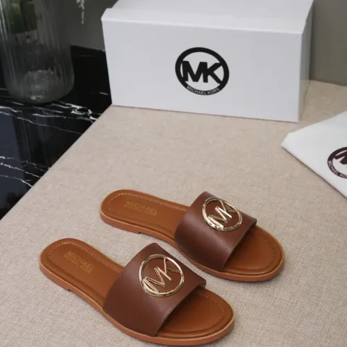 Wholesale Michael Kors Slippers For Women #1453527 $85.00 USD, Wholesale Quality Replica Michael Kors Slippers