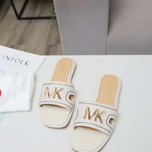 Replica Michael Kors Slippers For Women #1453528 $85.00 USD for Wholesale