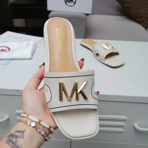 Replica Michael Kors Slippers For Women #1453528 $85.00 USD for Wholesale