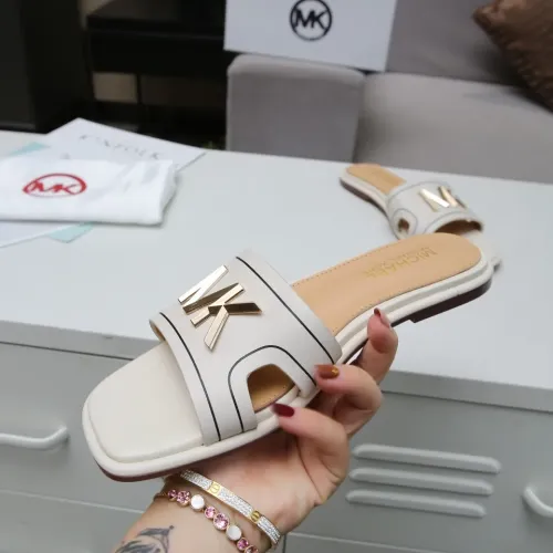 Replica Michael Kors Slippers For Women #1453528 $85.00 USD for Wholesale