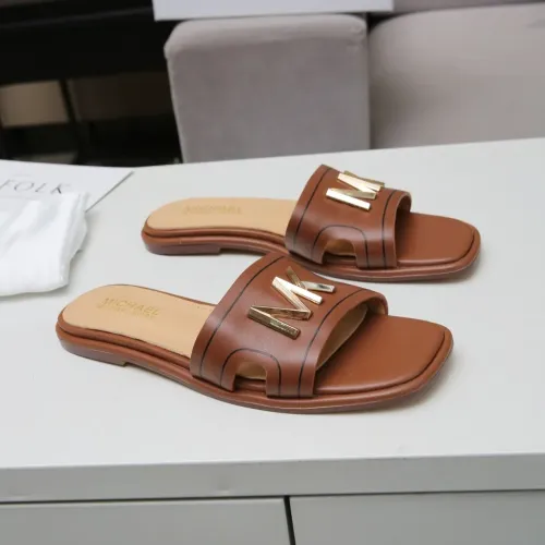 Replica Michael Kors Slippers For Women #1453530 $85.00 USD for Wholesale
