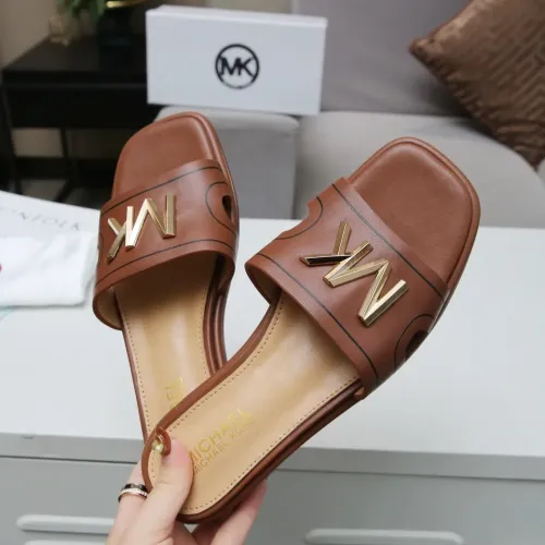Replica Michael Kors Slippers For Women #1453530 $85.00 USD for Wholesale