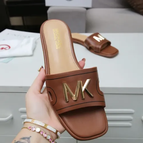 Replica Michael Kors Slippers For Women #1453530 $85.00 USD for Wholesale