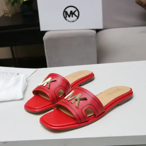 Wholesale Michael Kors Slippers For Women #1453531 $85.00 USD, Wholesale Quality Replica Michael Kors Slippers
